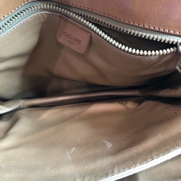 Celine Beige Macadam Crossbody Bag Sku#83973 - Picture 12 of 15